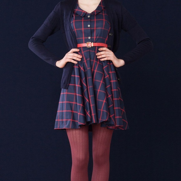 BETINA LOU Montreal Designer Adorable Plaid Dress - Picture 4 of 4
